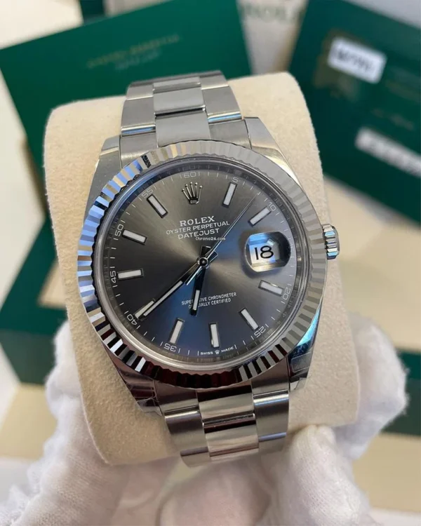 Rolex Datejust 41 Ref. 126334 (Rhodium Dial - Oyster Bracelet)