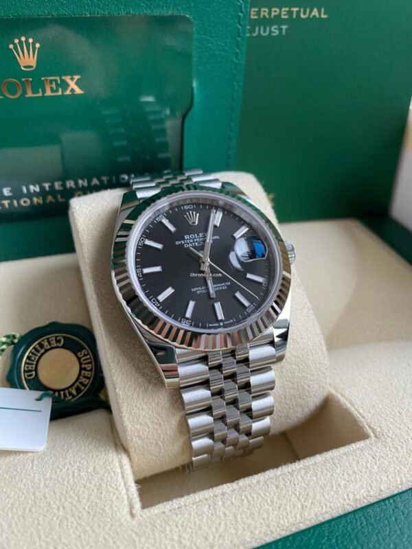 Rolex Datejust 41 Ref. 126334 (Rhodium Dial - Jubilee Bracelet) - Imagen 3