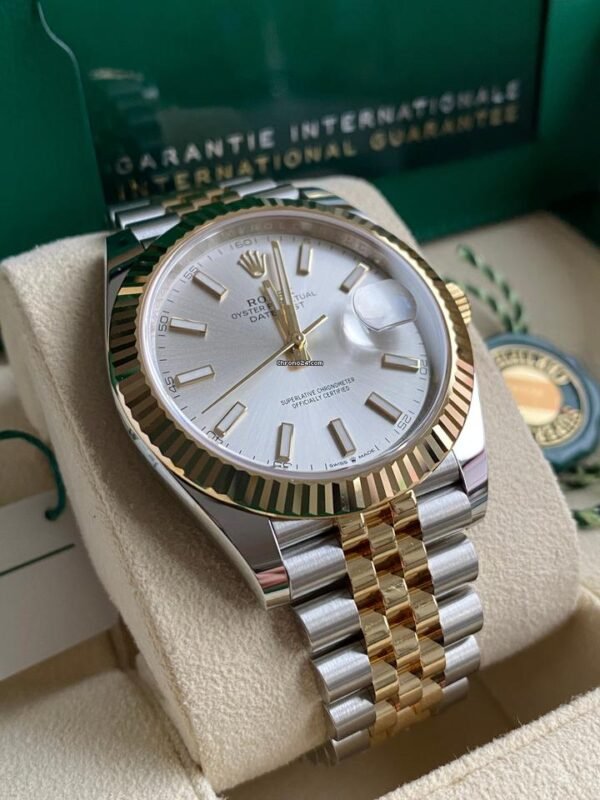 Rolex Datejust 41mm Ref. 126333 (White Index Dial - Jubilee Bracelet) - Imagen 3