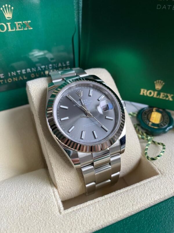 Rolex Datejust 41 Ref. 126334 (Rhodium Dial - Oyster Bracelet) - Imagen 2