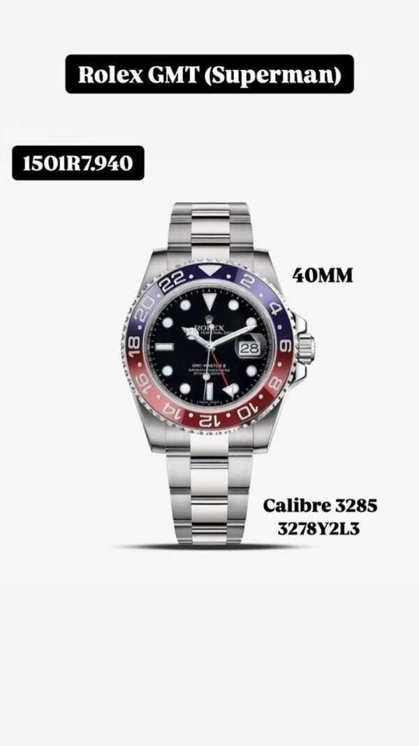 Rolex GMT-Master II "Pepsi" Ref. 126710BLRO (40mm, Oyster Bracelet) - Imagen 5